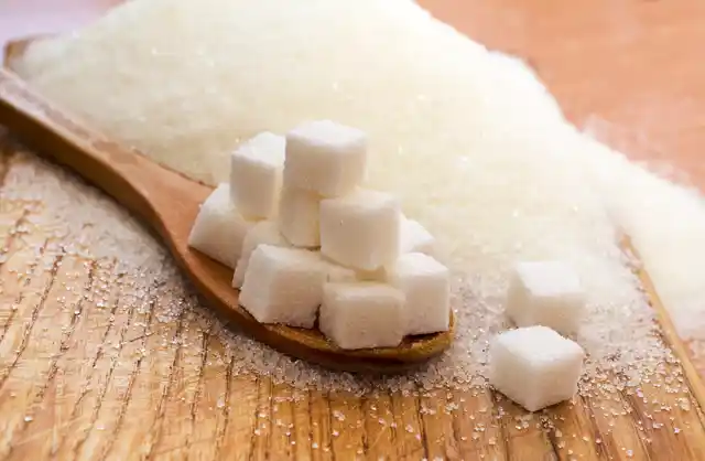 When you consume sugar beyond a certain point (5-8 grams of glucose for most humans), your body switches from burning fat to burning sugar for energy.