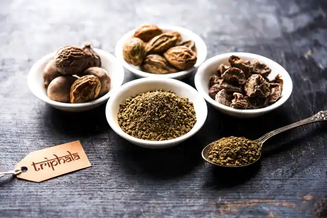 Triphala is an Ayurvedic natural laxative.