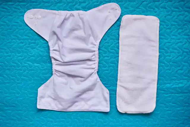 Cloth diapers can be used over and over again!