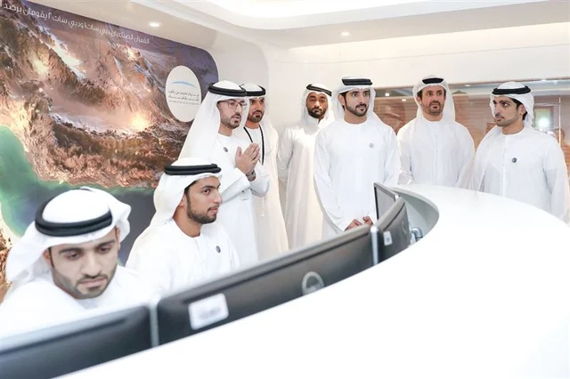 The satellite launch was watched closely 