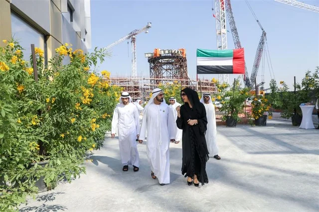 Sheikh Mohammed Inspects Expo 2020 Site
