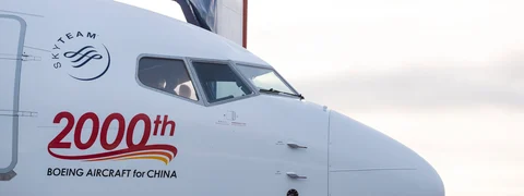 Boeing Delivers Its 2,000th Airplane to China
