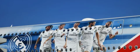 Emirates Unveils Special Real Madrid Plane