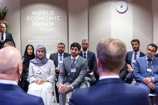 HH Hamdan bin Mohammed at the opening of WEF 2019