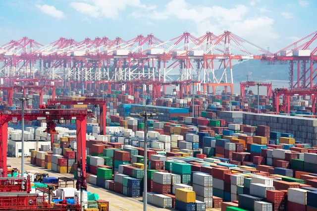 Above: Shanghai International Terminal is also one of the biggest and most modern terminals in the world