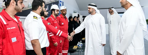 HH Sheikh Theyab Updated on ADNOC Logistics & Services