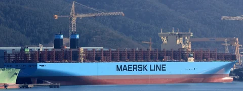 Maastricht Maersk Makes Maiden Call to Rotterdam