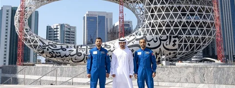 Hamdan bin Mohammed Receives First Emirati Astronauts