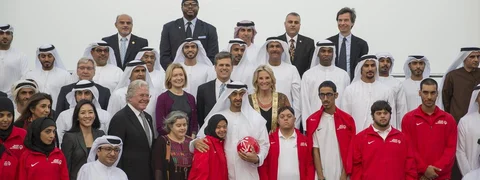 Watch: Etihad Delivers Flame of Hope for Special Olympics