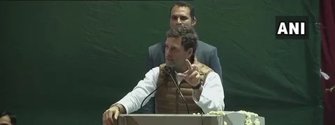 Rahul Gandhi at AICC minority department national convention