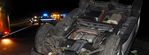 SUV-Truck Accident