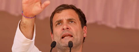 कर्नाटक में कांग्रेस की रैली 