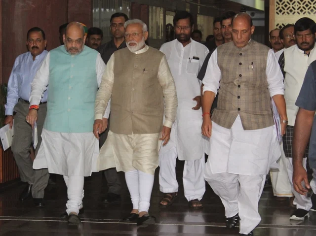 PM Modi, Amit Shah, Rajnath Singh