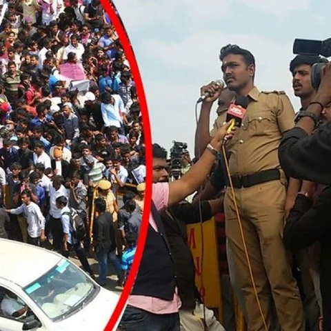 ஜல்லிக்கட்டை ஆதரித்துப் பேசிய காவலர் மதியழகன்மீது துறைரீதியான நடவடிக்கை?