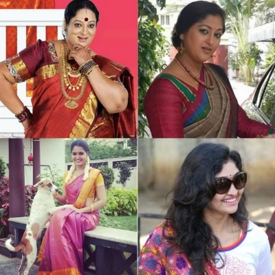 வில்லி நடிகைகள் வீட்டில் எப்படி?