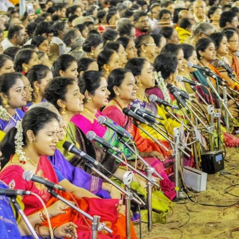 172வது தியாகராஜர் ஆராதனை விழா! - பஞ்சரத்தின கீர்த்தனை பாடி உருகிய இசைக் கலைஞர்கள்