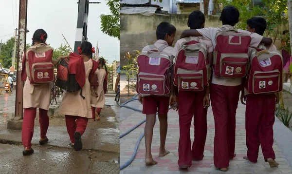 ஜெயலலிதா படம்போட்ட புத்தக பைகள் மாணவர்களுக்கு விநியோகம்!