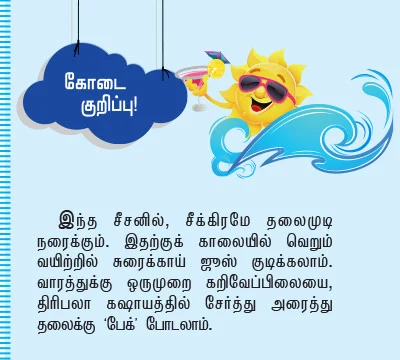 வணக்கம் சம்மர்! சில்லுனு சமாளிக்கலாம்