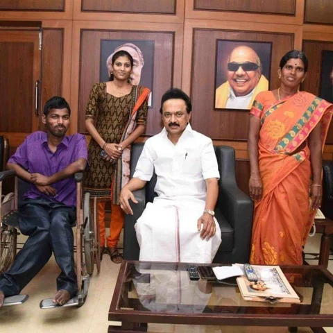 `தி.மு.க எப்படி இருக்கவேண்டும்?' - ஸ்டாலினுக்கு அறிவுரை சொன்ன பாடாலூர் விஜய் உயிரிழப்பு!