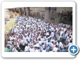சென்னை வந்த ஆ.ராசாவுக்கு தொண்டர்களின் வரவேற்பு...