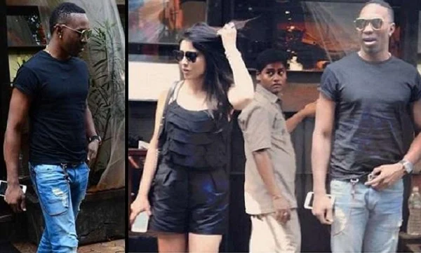 வெஸ்ட் இண்டீஸ் வீரருடன் ஸ்ரேயா..! வைரலாகும் போட்டோ