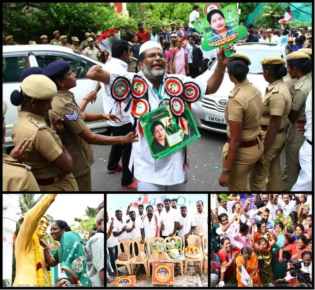 கார்டனில் குவிந்த தொண்டர்கள்..! உற்சாகத்தில் அதிமுக