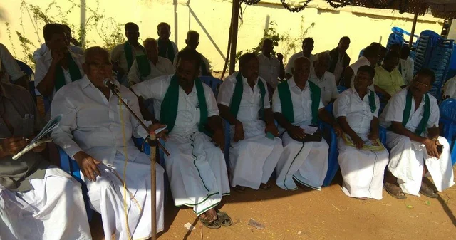 ’’உரிமைகள் அனைத்தும் பறிபோய்விடுமோ என்ற அச்சத்தில் விவசாயிகள் இருக்கிறார்கள்!’’ - போராட்டத்தில் கொதித்த பி.ஆர்.பாண்டியன்