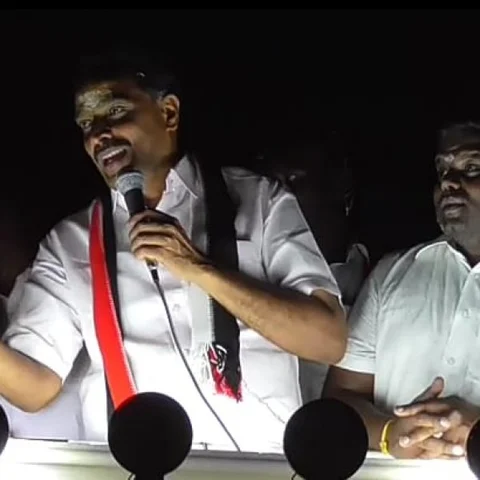 `கனிமொழியும் ராசாவும் நாட்டுக்கு சுதந்திரம் பெற்றுத் தரவா சிறை சென்றார்கள்?’- எம்.ஆர்.விஜயபாஸ்கர் சாடல்