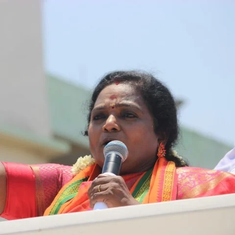`திகார் சிறை எங்கே இருக்கிறது என எனக்குத் தெரியாது; நான் நேர்மையான வேட்பாளர்!’ - உருகிய தமிழிசை