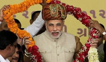 குஜராத் முதல்வராக நரேந்திர மோடி இன்று பதவியேற்பு!