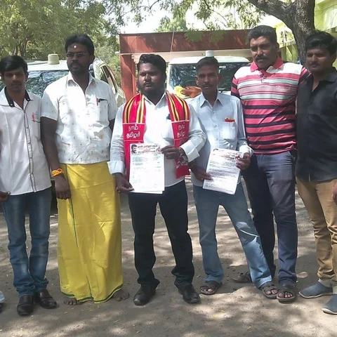 விருதுநகர் அருகே ஆற்றுமணல் திருட்டு - கலெக்டரிடம் நாம் தமிழர் கட்சியினர் புகார்!
