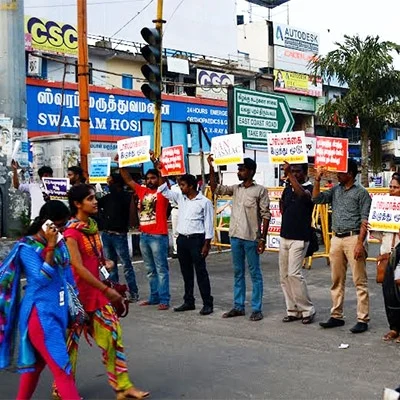 மதுவுக்கு எதிராக களமிறங்கிய ஐ.டி ஊழியர்கள்!