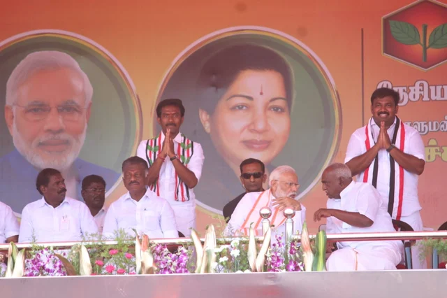 `கங்கைபோல வைகையும் தூய்மைப்படுத்தப்படும்!' - தேனியில் மோடி பேச்சு