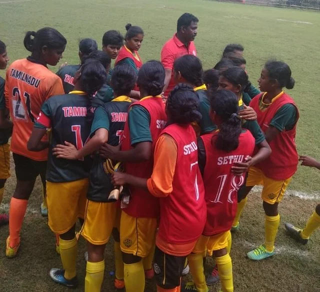 `13 - 0'.. சண்டிகரை நொறுக்கிய தமிழகப் பெண்கள் கால்பந்து அணி!