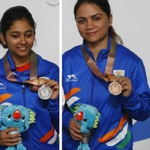 காமன்வெல்த் 2018 - துப்பாக்கி சுடுதலில் ஆதிக்கம்செலுத்தும் இந்தியா #CWG2018