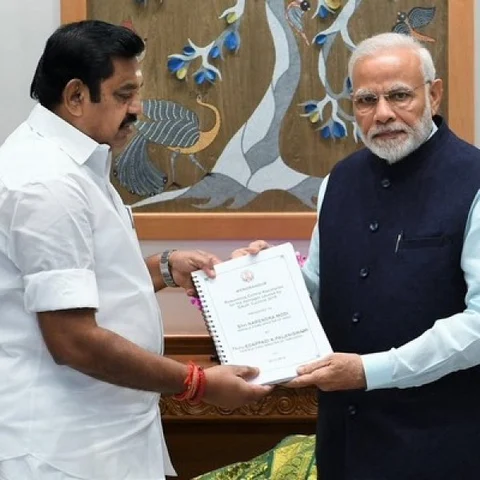 `ஐந்து சதவிகிதம்தான் ஃபைனல் கணக்கு!' - எடப்பாடி பழனிசாமியின் டெல்லி விசிட்