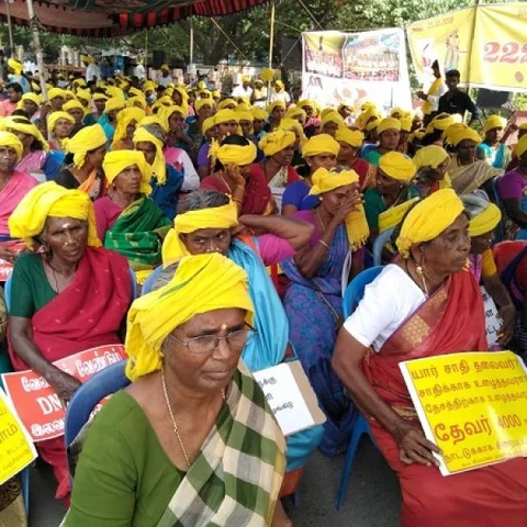 ``பழங்குடி இனமாக அறிவிக்க வேண்டும்!” -தொடர் உண்ணாவிரதப் போராட்டத்தில் சீர் மரபினர்