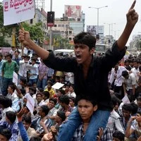 தெலுங்கானாவிற்கு எதிராக 5 நாளாக நீடிக்கும் போராட்டம்!