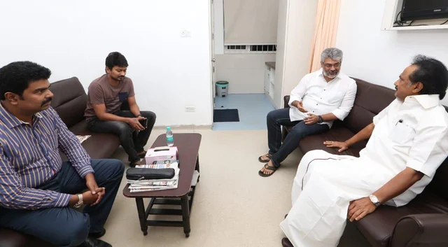 கருணாநிதி உடல்நிலை குறித்து நேரில் கேட்டறிந்த நடிகர் அஜித், கவுண்டமணி!