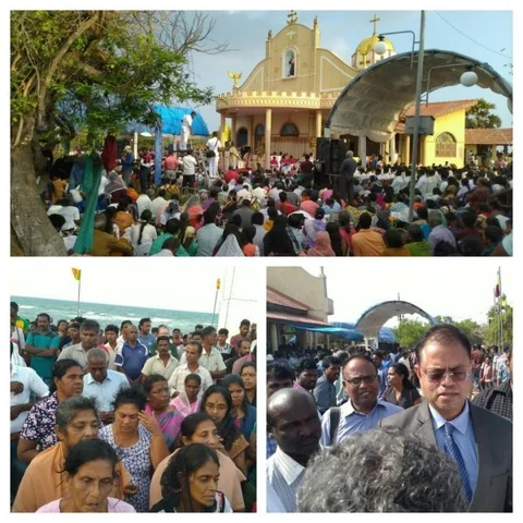 கச்சத்தீவு திருவிழாவில் இருநாட்டு பக்தர்கள் பிரியாவிடை - அதிக அளவில் சிங்களர்கள் பங்கேற்பு!