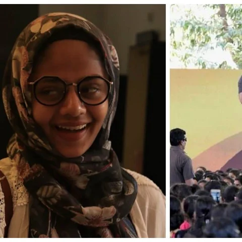 `ஹாய் ராகுல்'னு கூப்பிட்டதும் ஆச்சர்யமாக இருந்தது'' கல்லூரி மாணவிகள் பூரிப்பு