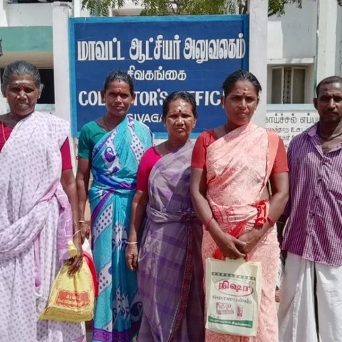 `விலையில்லா கறவை மாடு வழங்குவதில் முறைகேடு!’- கிராம மக்கள் புகார்