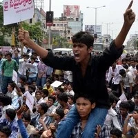தெலுங்கானாவிற்கு எதிராக 5 நாளாக நீடிக்கும் போராட்டம்!