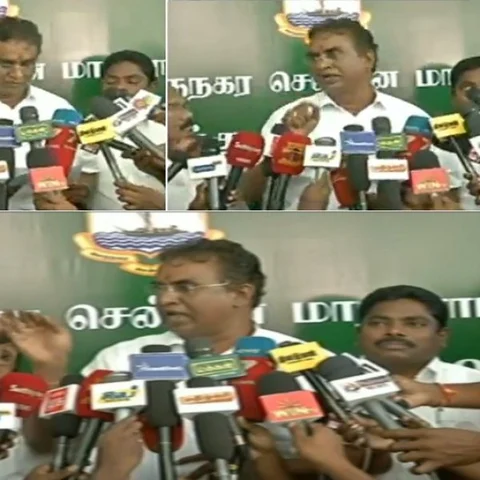 அமெரிக்கா, லண்டனில் தேங்கும் மழைநீர்கூட சென்னையில் தேங்கவில்லை! செய்தியாளர்களிடம் கலகலத்த அமைச்சர்