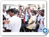 சென்னை வந்த ஆ.ராசாவுக்கு தொண்டர்களின் வரவேற்பு...