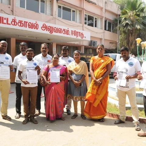 ‘ஹெச்.ராஜாவைக் கைதுசெய்யுங்கள்!’ -எஸ்.பி-யிடம் புகார் அளித்த மக்கள் பாதை அமைப்பினர்!