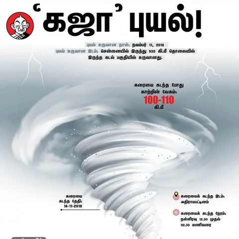 'கஜா' புயல் ஏற்படுத்திய பாதிப்புகள் எவ்வளவு? #VikatanInfographics