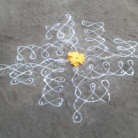 கோலத்தின் நடுவே பூசணிப் பூ இதற்காகத்தான் #Margazhi