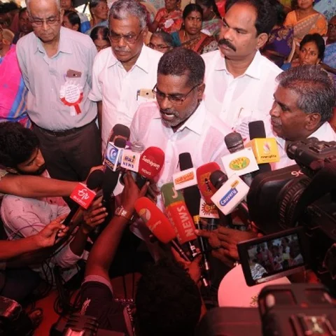 `அறநிலையத் துறையைப் பாதுகாக்க வேண்டும்!’ - கோயில் நிலத்தில் குடியிருப்போர் சங்கம் வலியுறுத்தல்