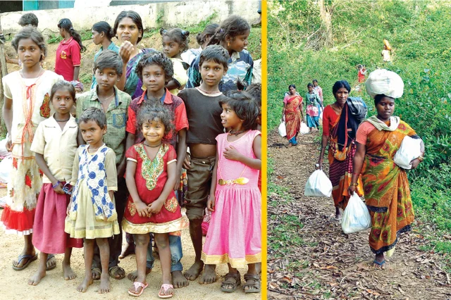 கஜா புரட்டிப்போட்ட மலைக் கிராமங்கள்! - காடு, மலை கடந்து களத்தில் விகடன்!